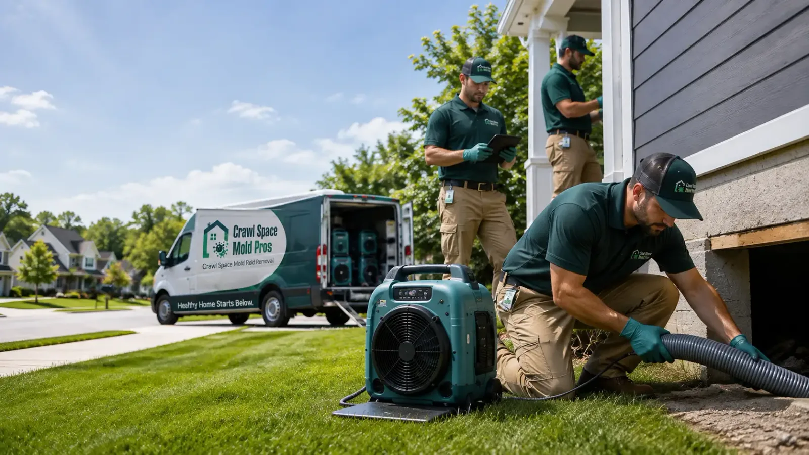 Crawl Space Mold Removal in Belleville, WI